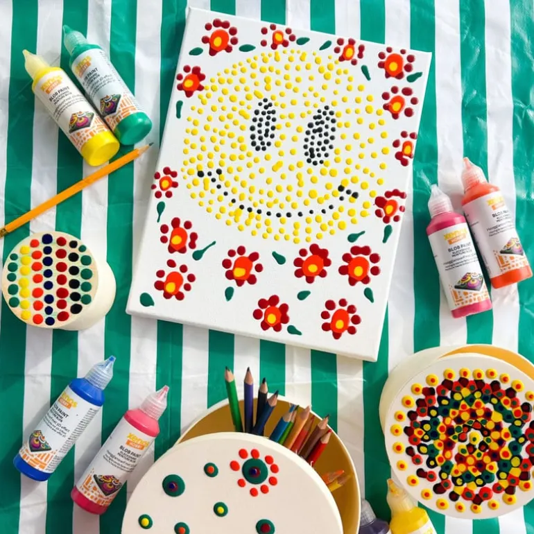 Blob verf - paars - 80 ml