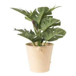 Bloempot met hengsel - peach - ø13x11.9 cm