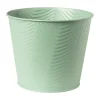 Bloempot patroon maat L - ø15x18 cm - groen