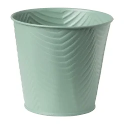 Bloempot patroon maat S - ø12x13 cm - groen