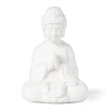 Boeddha porselein - wit - 14.2x11.2x19 cm