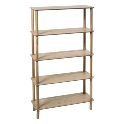 Boekenkast Scandi - naturel - 140x80x30 cm
