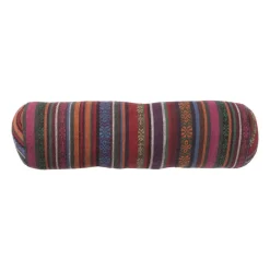 Bolster kussen Mexican - paars - 15x50 cm