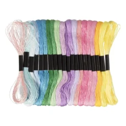 Borduurgaren - koele tinten - set van 20