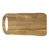 Borrelplank acacia - bruin - 43x22 cm
