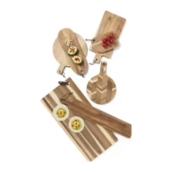 Borrelplank acacia groot - 70x34x1.5 cm