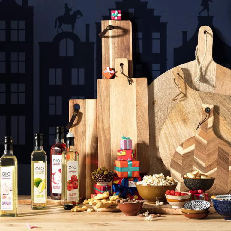 Borrelplank acacia groot - 70x34x1.5 cm