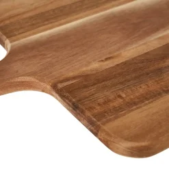 Borrelplank acacia met handvat - 34x29 cm