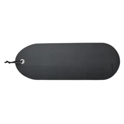 Borrelplankje acacia ovaal zwart- 42x15 cm