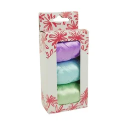 Cadeaulinten mix - lila/blauw/groen - set van 3