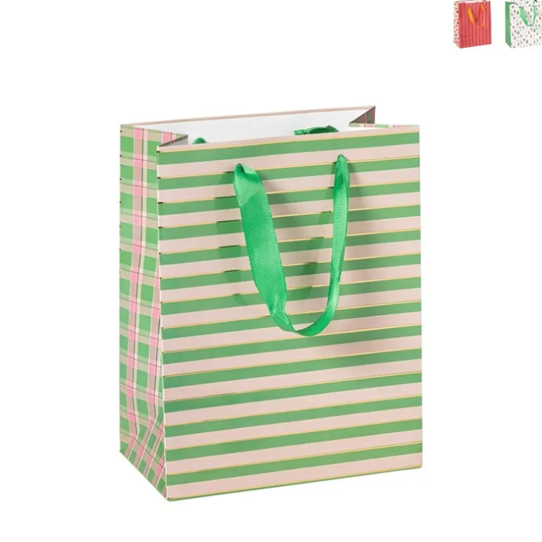 Cadeautas holly jolly maat M - diverse varianten