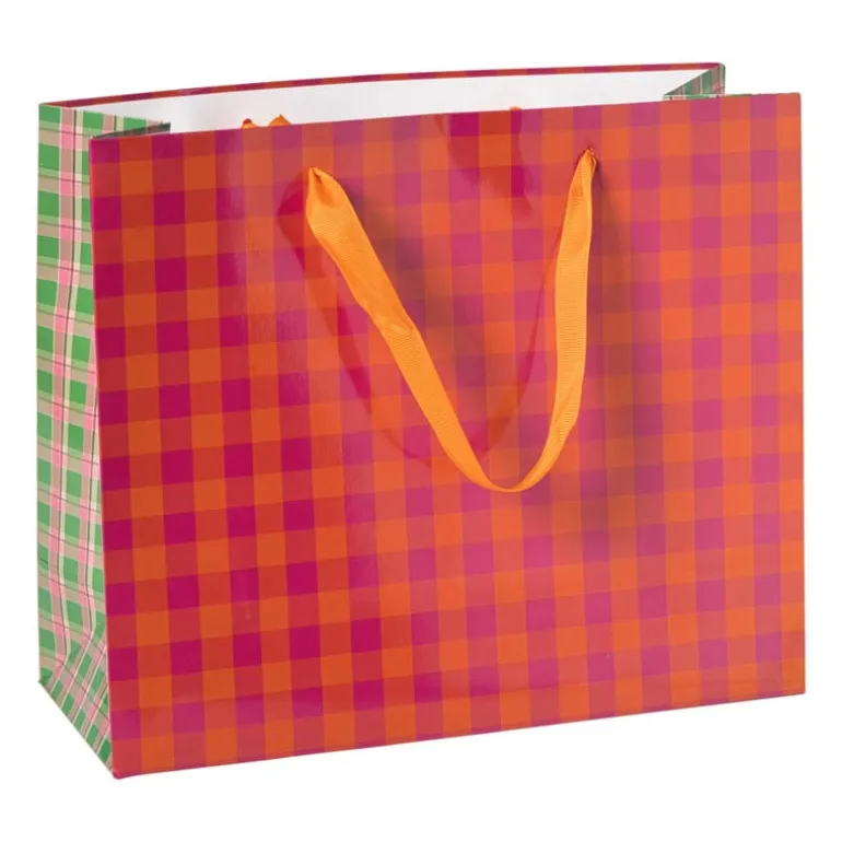 Cadeautas holly jolly maat L - diverse varianten