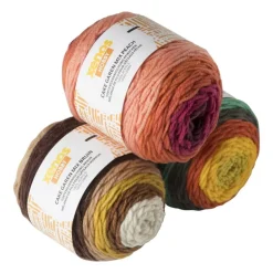 Cake garen mix - geel/groen - 100 gram - 200 meter