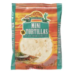 Cantina mexicana mini tortilla's - set van 10