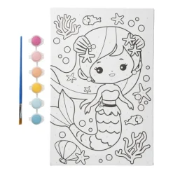 Canvas - kleuren op nummer - 30x20 cm