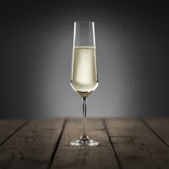 Champagne glazen kristal - 200 ml - set van 4