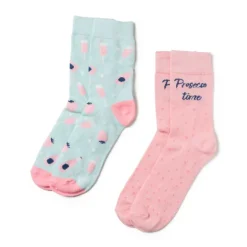 Champagne sokken in fles - maat 38-40