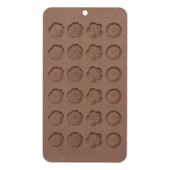 Chocolade mal - siliconen - bruin