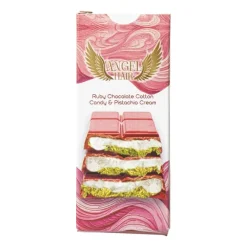 Chocolade reep angel hair - ruby - 100 gram