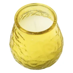 Citronella kaars in glas - diverse kleuren - ø9x9.8 cm