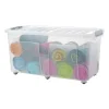 Clipbox met wieltjes - 100 liter - 80x40x40 cm