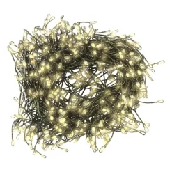 Cluster verlichting met LED lampjes - warm wit - 6.25 meter