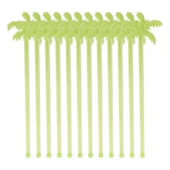 Cocktail roerstaafjes - palmboom - set van 12