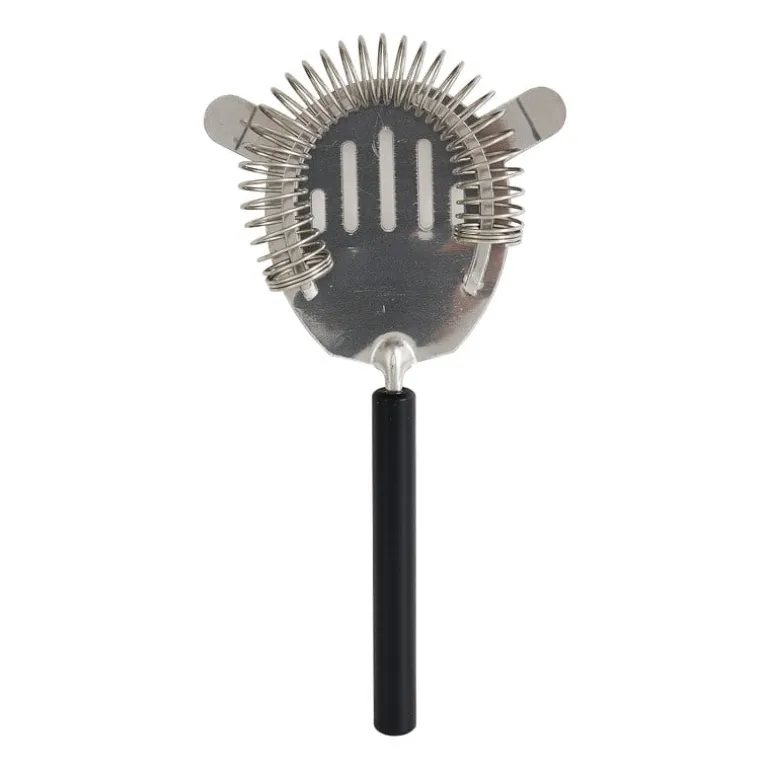 Cocktailzeef - zwart/zilver - 8,8x2,2x18 cm