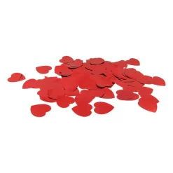 Confetti hart rood