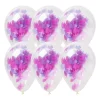 Confettiballonnen unicorn - set van 6