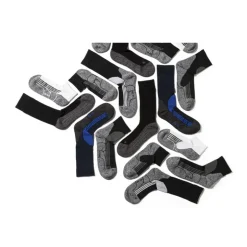 Coolmax enkelsokken - 35/38 - wit/grijs - 2 paar