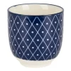 Cup blue print - diamonds - 150 ml