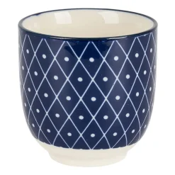 Cup blue print - diamonds - 150 ml