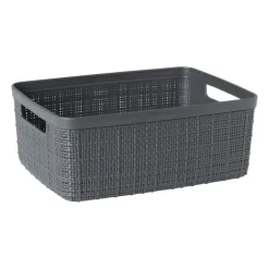 Curver jute opbergmand S - 5 liter - grijs