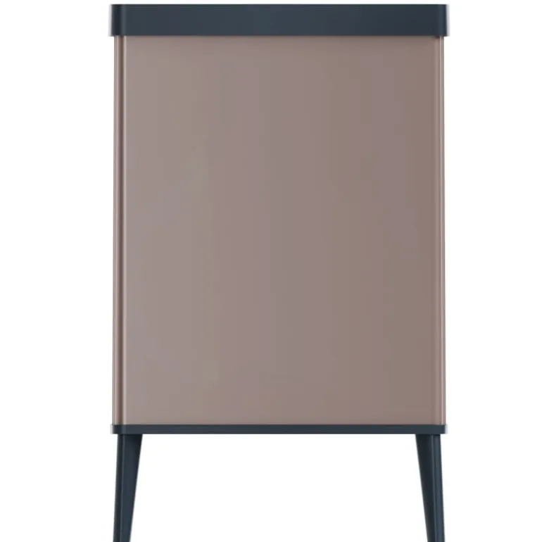 Curver prullenbak Verto - rosékleurig/zwart - 54 liter