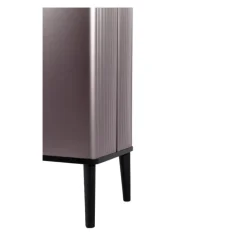 Curver prullenbak Verto - rosékleurig/zwart - 54 liter