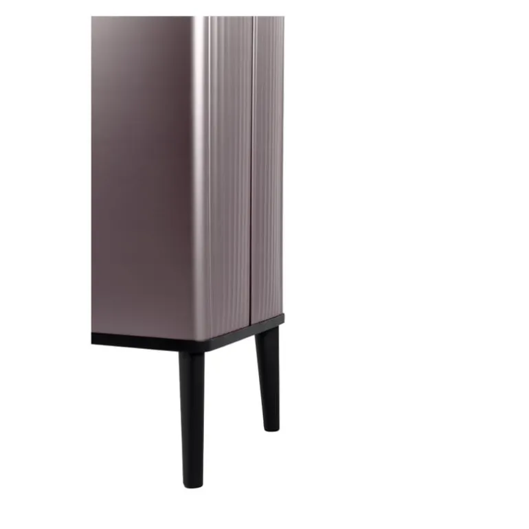 Curver prullenbak Verto - rosékleurig/zwart - 54 liter