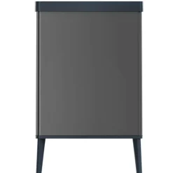 Curver prullenbak Verto - grijs/zwart - 54 liter