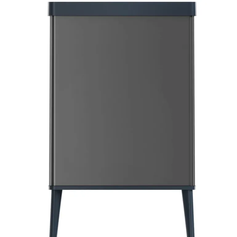 Curver prullenbak Verto - grijs/zwart - 54 liter