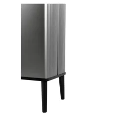 Curver prullenbak Verto - grijs/zwart - 54 liter