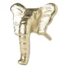 Deurknop olifant - goud - 4x6 cm