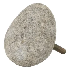 Deurknop steen - naturel - ø5 cm