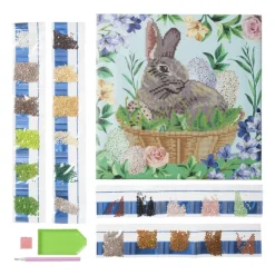 Diamond painting - pasen - 30x30 cm