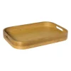 Dienblad ovaal - bamboe - 29x40x5 cm