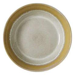 Diep bord roots - oker - ø20x5.4 cm