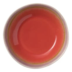 Diep bord Roots - rood/paars - ø20x5.4 cm