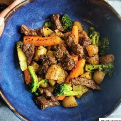 Diep bord Toscane - donkerblauw - ø19 cm