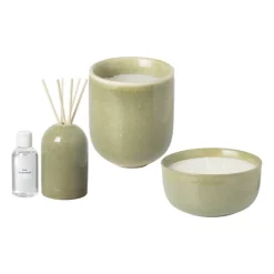 Diffuser rose amberwood - groen - ø7.7x11.8 cm