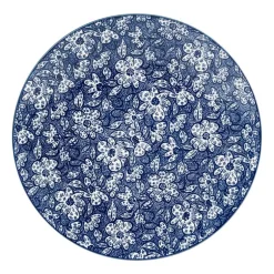 Dinerbord blue print - botanic - ⌀26 cm