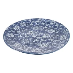 Dinerbord blue print - botanic - ⌀26 cm